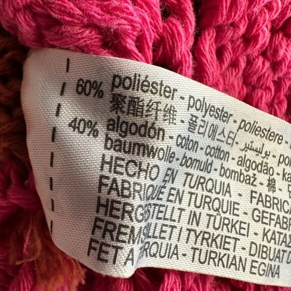 Zara Oversized Striped Knit Polo Sweater New - Picture 3 of 4